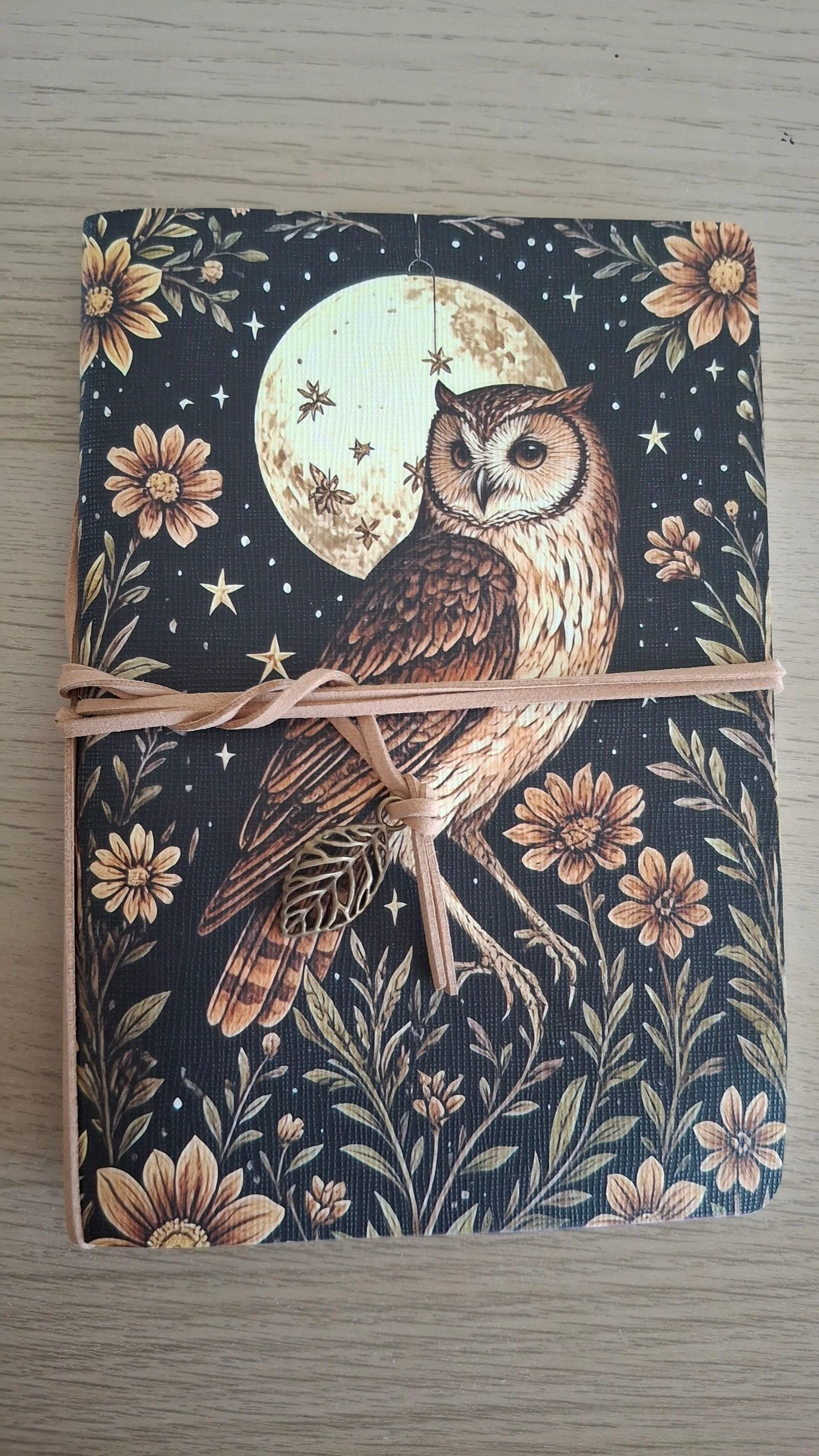 Caderno Vintage - a coruja